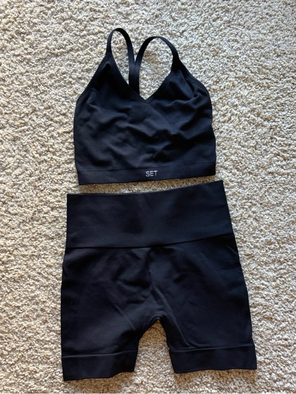 SET Active Black Seamless Set